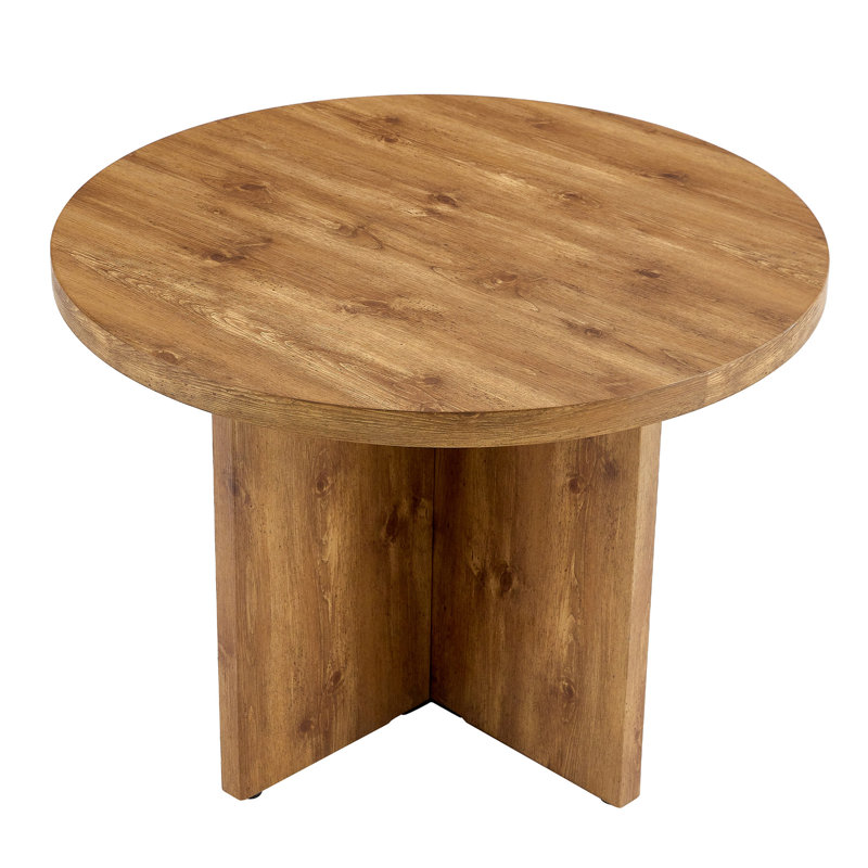 Table de salle à manger ronde de 42 po, plateau supérieur et pratique pour la maison, le bureau, le café, le restaurant, le bar à vin, la table de salle à manger spacieuse de 42 po pour la conférence de 4 à 6 po, utilisation