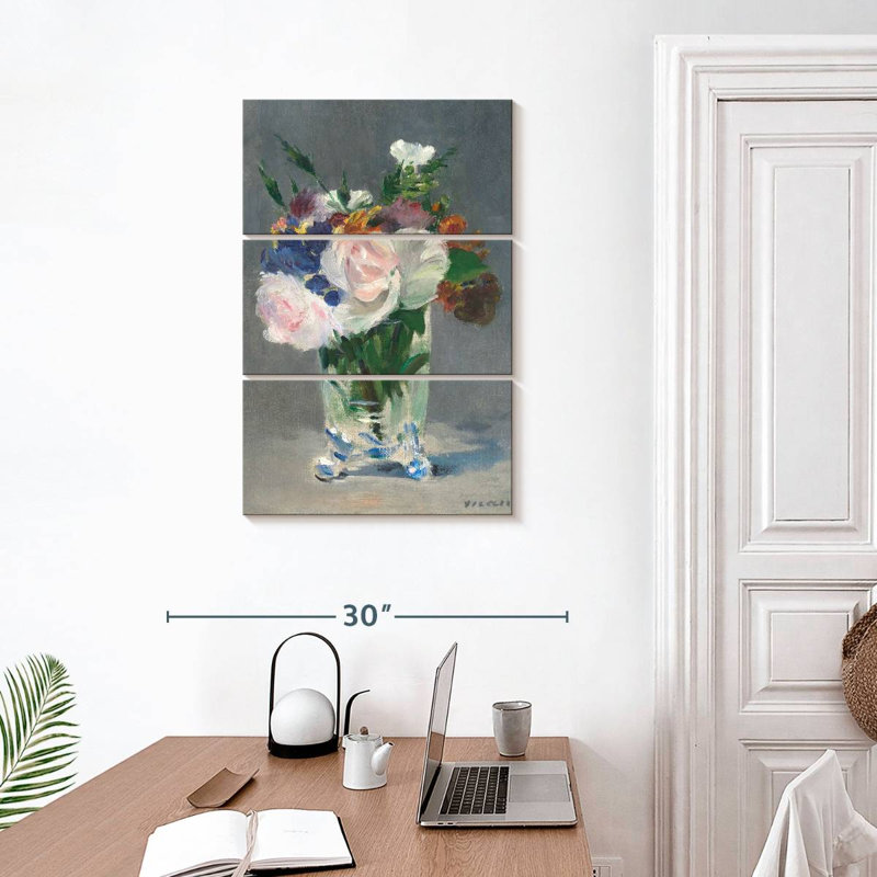 Vase en cristal Harnek, H 32 po x l 20 po