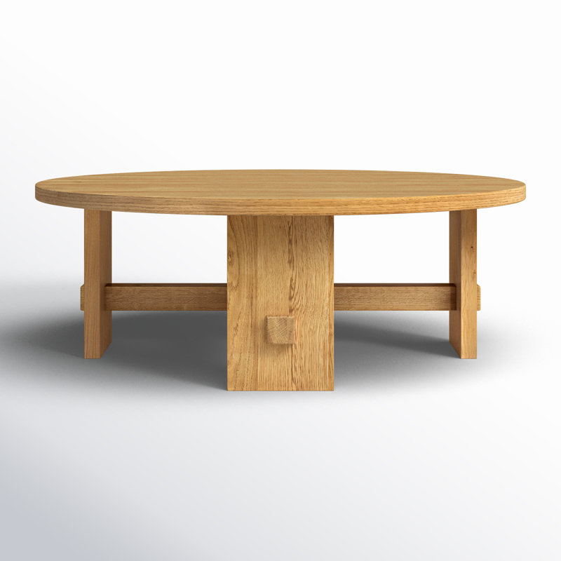 Santo Solid Wood Single Coffee Table, 16" H x 46" L x 46" W