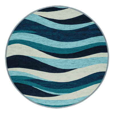  Tapis hawaïen lavable Rolling Waves