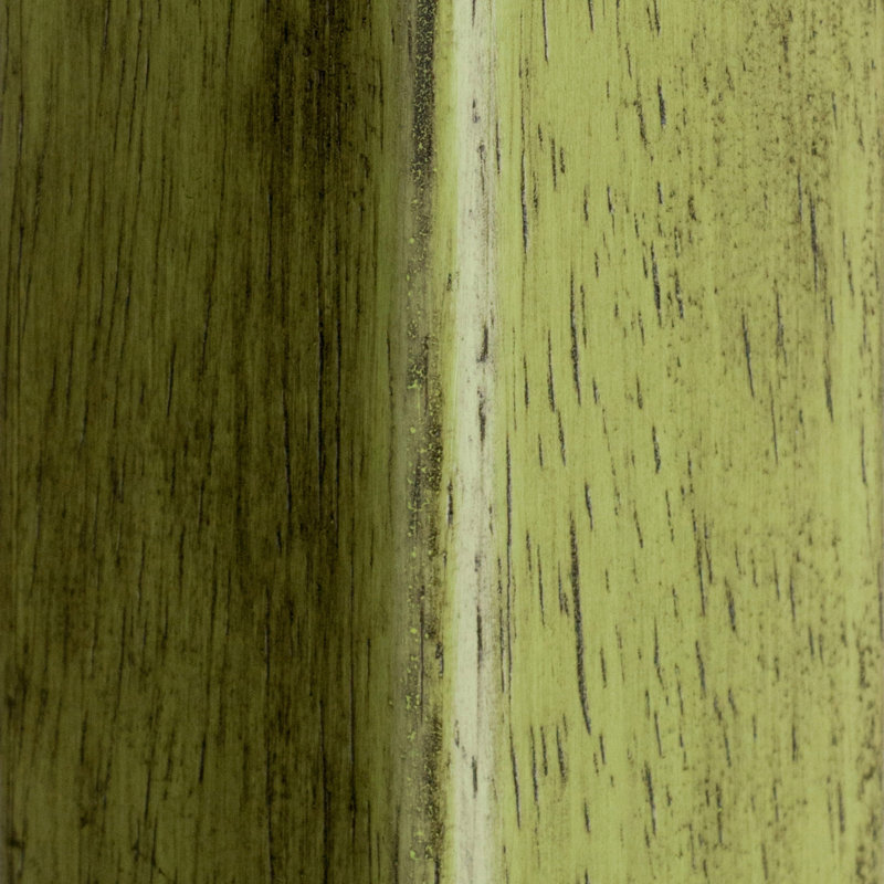 Tabouret de bar Azaya, Bois de noyer rustique / finition verte, Tabouret de bar (hauteur de siège de 29,1 po), 1