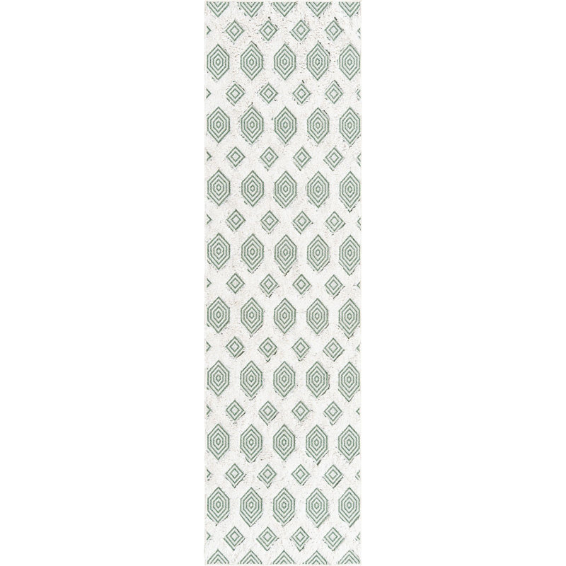 Mishti Cotton Geometric Indoor Rug, Runner 2'3" x 8'