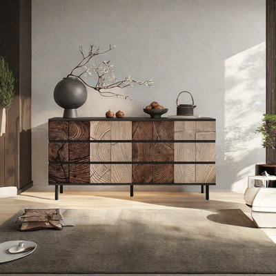 Italian Style Light Luxury Accent Cabinet