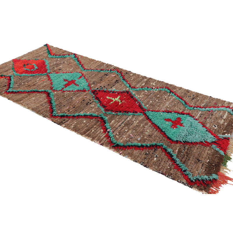 One-of-a-Kind 3'6"x8'4" Hand Knotted Area Rug