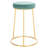 Saroun Upholstered Counter Stool with Metal Frame-954301526