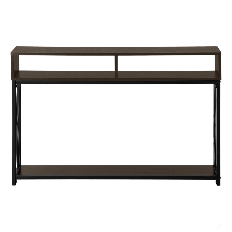 Table d'appoint, console, vestibule, étroit, canapé, salon, chambre à coucher, métal stratifié, contemporain, moderne