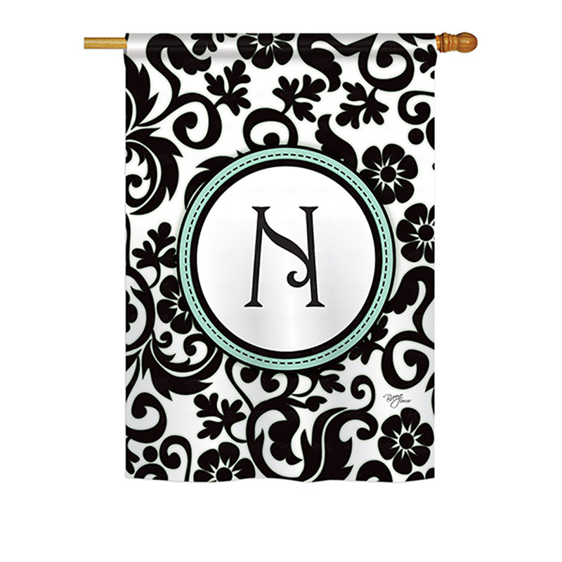 Drapeau de jardin en polyester Penfield, H 40 po x l 28 po, N