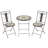 Octagonal 2 - Person 15.25'' Long Bistro Set