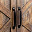 Armoire d'appoint 4 portes, armoire autoportante avec 4 tablettes ouvertes Haroldene