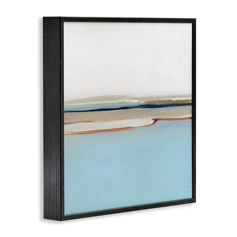 «Serene Minimal Shoreline at Dawn», estampe numérique, conception de Sally Swatland, H 24 po x l 24 po