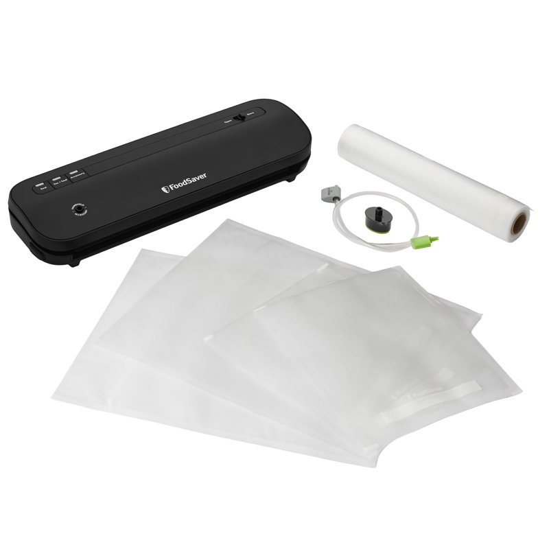 Machine à emballer sous vide avec sac et rouleau Foodsaver