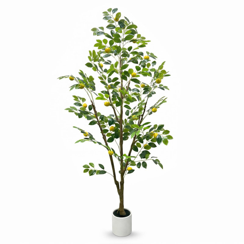 Faux Plant, 150cm H x 40cm W x 40cm D, White