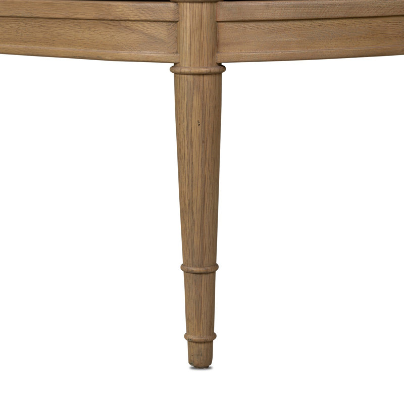 Moya Solid Wood Bench, Crypton Nomad Snow