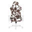 Fauteuil de jeu ergonomique COW Series - Appui-tête lombaire et repose-pieds pour adultes-1242985013