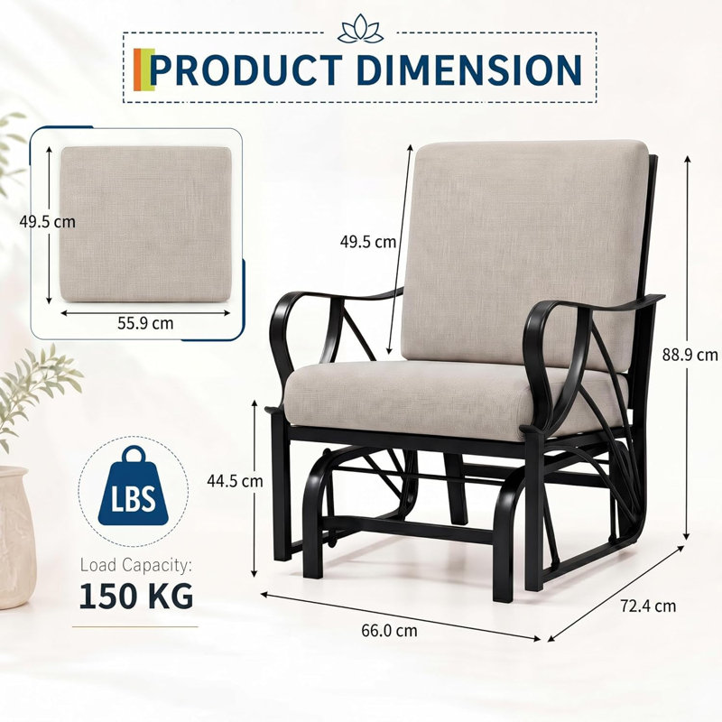 Outdoor Chair, Gray