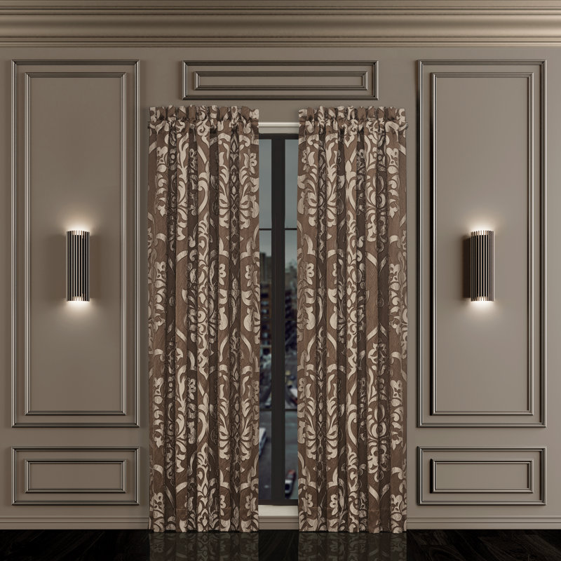 Surano - Copper 84" Window Panel Pair, 50" W x 84" L