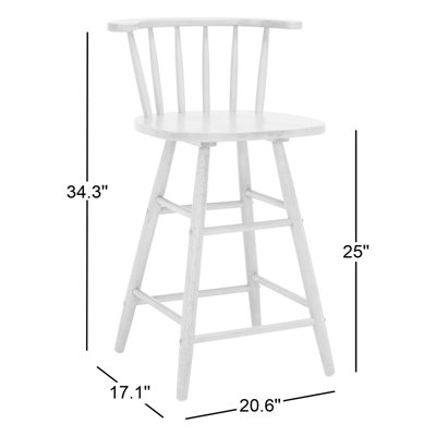 Tabouret de comptoir en bois
