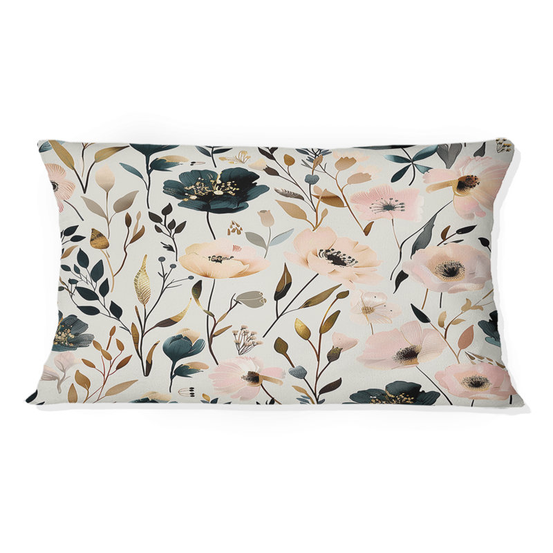 Floral Throw Pillow