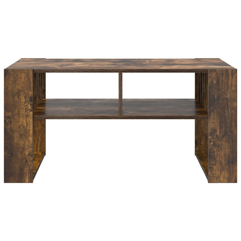 Coffee Table with Storage, 45cm. H x 92cm. L x 49.5cm. W, Smoked Oak