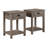Schlosser Warfel Farmhouse Side Tables with Slatted Lower Shelf-70205869