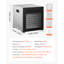 Déshydrateur alimentaire, 10 plateaux en acier inoxydable, séchoir électrique de 1000 W avec température réglable et minuterie de 24 heures, déshydrateur pour viande séchée, viande, fruits, légumes, herbes, friandises pour chiens