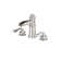 Widespread 2-handle Bathroom Faucet with Drain Assembly