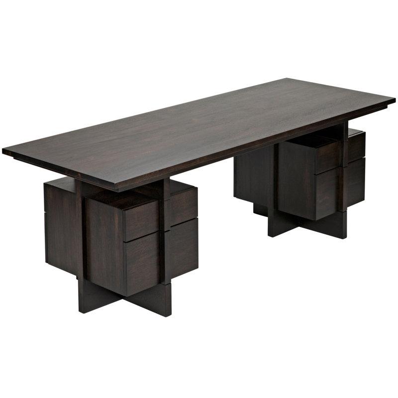 Bridge Solid Wood Writing Desk