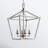 Hertford 4-Light Dimmable Geometric Lantern Pendant-1010738402
