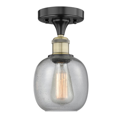 Magreb Glass Semi Flush Mount