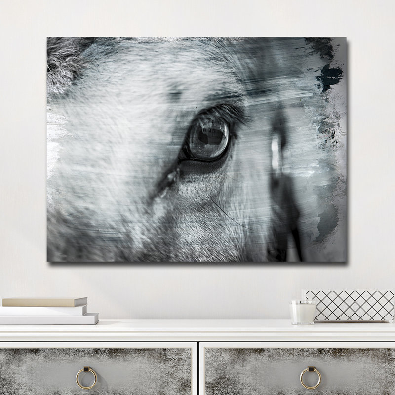 Équitation équestre, impression sur toile tendue, H 12 po x l 16 po x P 1,5 po