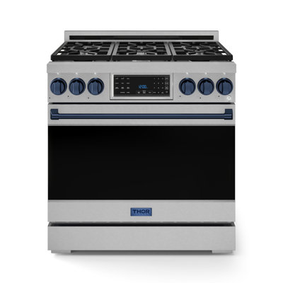 Cuisinière au gaz professionnelle de 36 po avec panneau tactile inclinable Gordon Ramsay de THOR Kitchen
