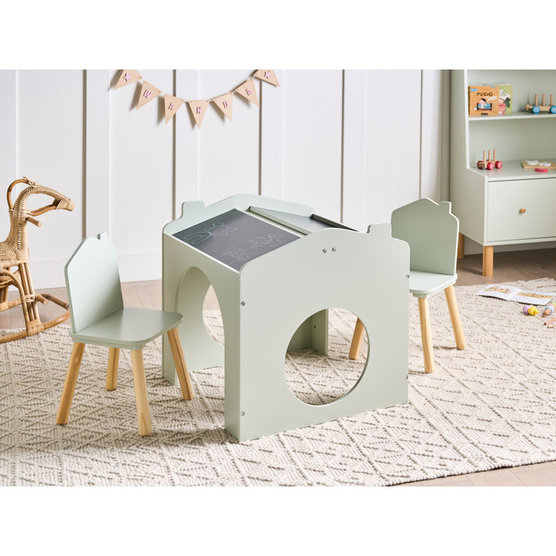 Adriana Kids 3 Piece Specialty Play Or Activity Table and Chair Set