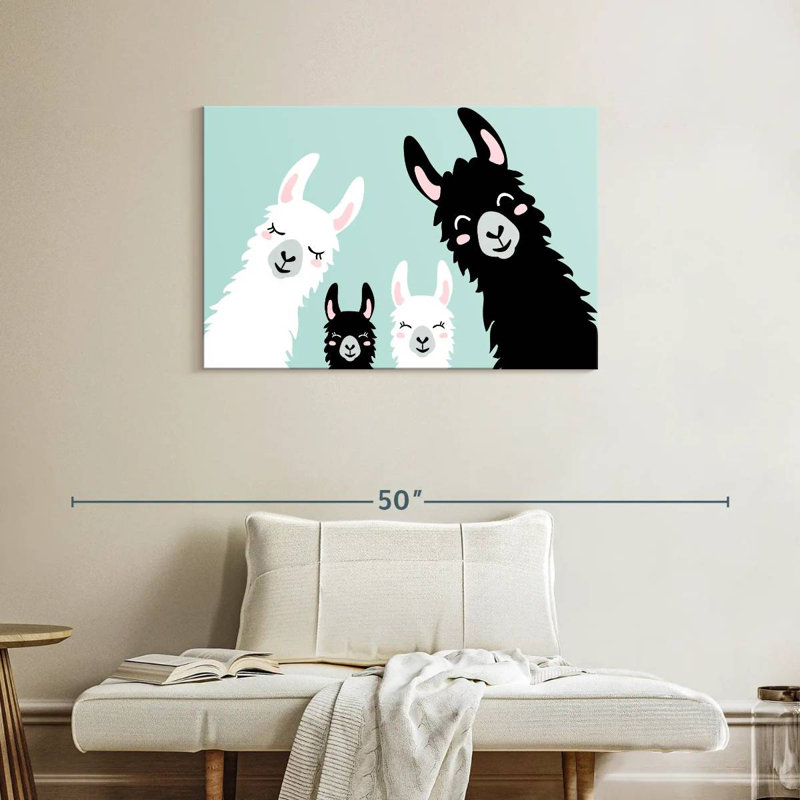 Lamas amusants Brampt, H 24 po x l 36 po