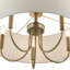 Lustre tambour 5 lumières à abat-jour Raymond-1085826019