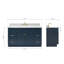 Ensemble de meuble-lavabo simple 61 po Partham-94350844