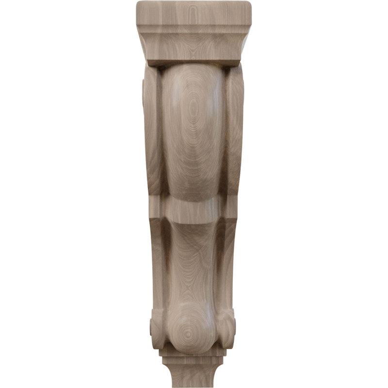 Corbeaux de bois prêts à être peints ou teints - H 10 po x l 5 po, Noyer