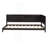 Twin Size Wood Daybed/Sofa Bed, Espresso-1219293636-1219293637