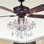Ventilateur de plafond à 5 pales 52 po avec éclairage inclus Ridgway Garrisons