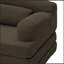 Causeuse pliable en velours côtelé avec coussin moelleux-133086482