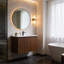 Meuble mural pliable de 76 cm avec lavabo en céramique YTCW061S-075WA6-W – Installation brevetée en 1 minute, gain de place et montage facile, style moderne