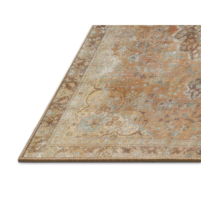 Tapis oriental beige, Rectangle 7 pi x 9 pi