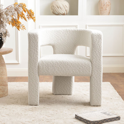 Brycie 28" W Boucle Square Armchair