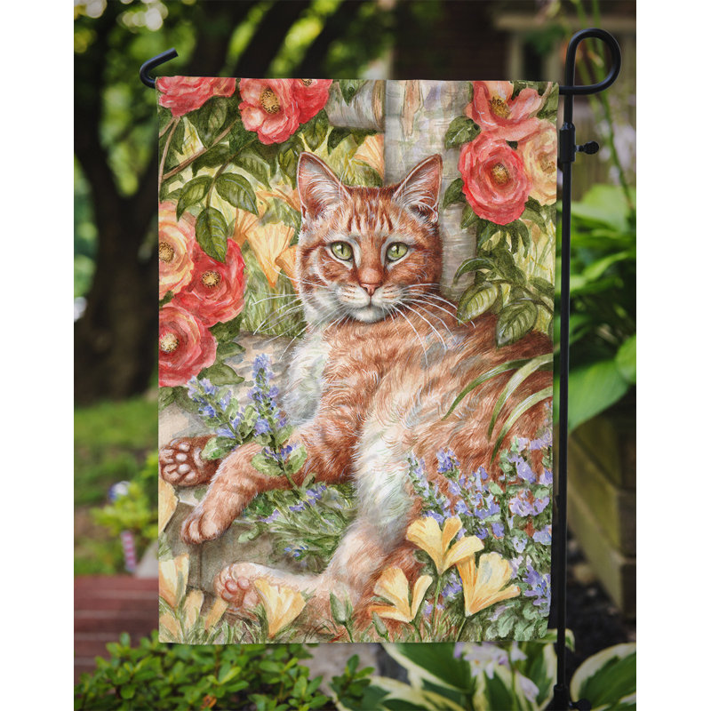 Double Sided Polyester Animal Garden Flag, 15" H  x 11" W