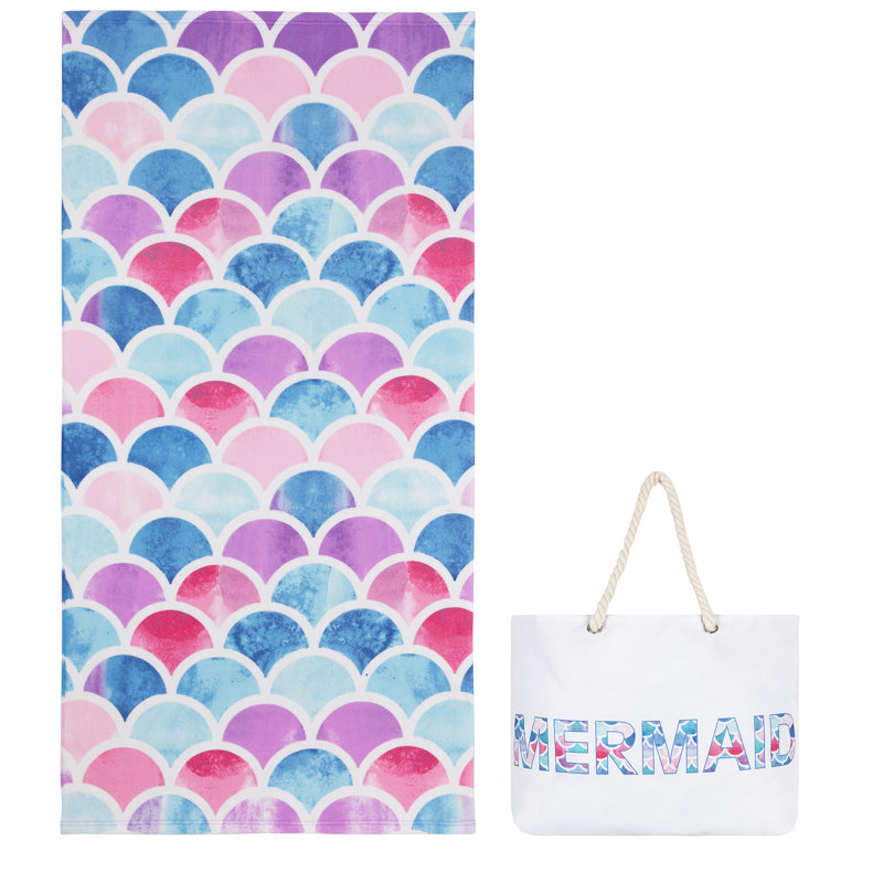 Serviette de plage sirène 