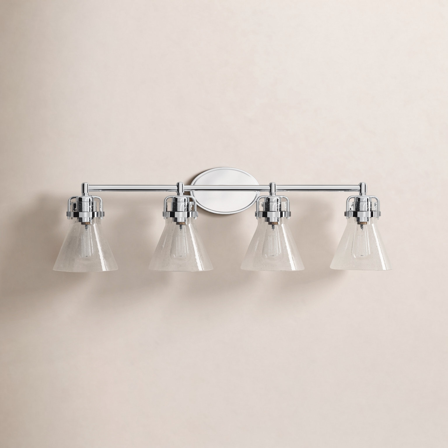 Nare Dimmable Vanity Light, No, Polished Chrome, 3 Lights