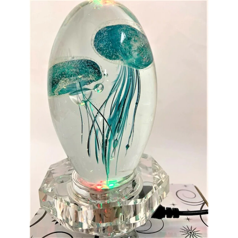 Cloche ou globe d'eau Gallath Jellyfish 2 Heads, H 2 po x l 3,5 po x P 3,5 po