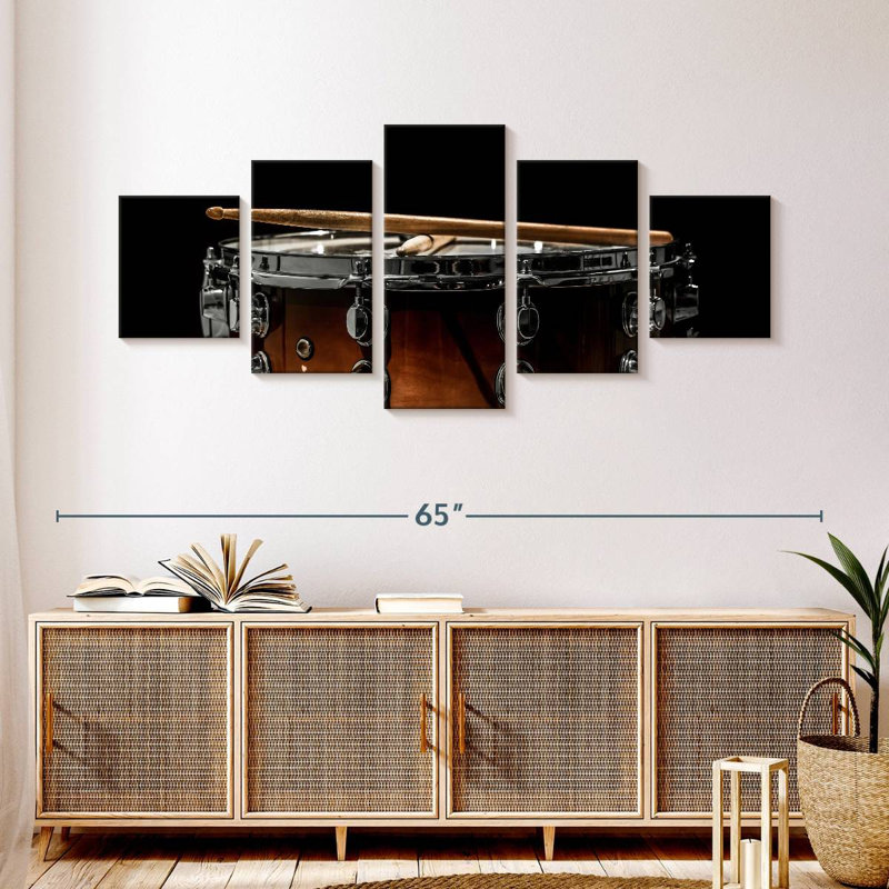 Tambour musical, H 24 po x l 55 po