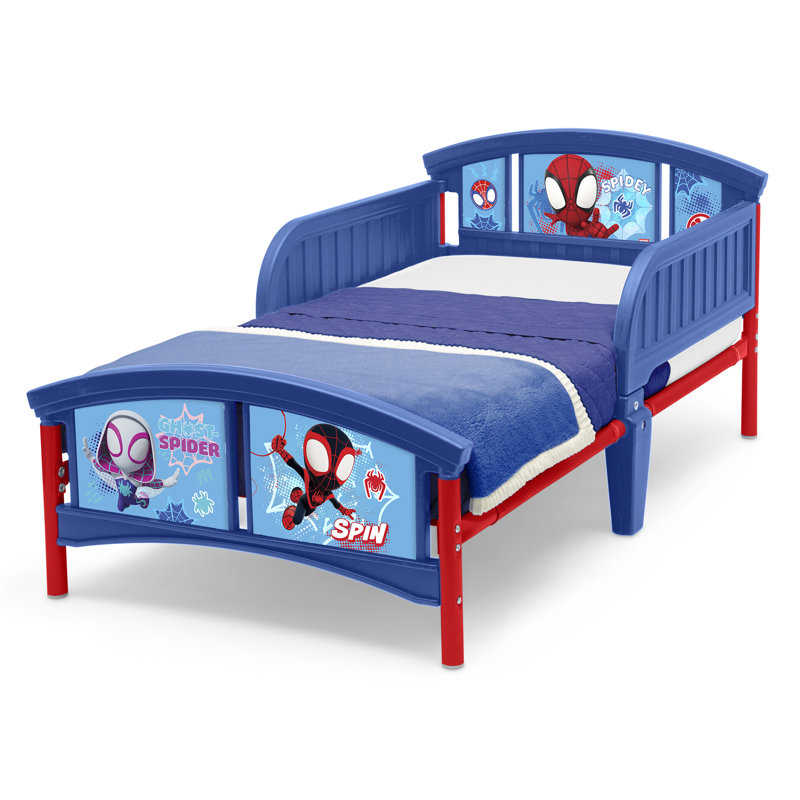 Spidey and His Amazing Friends Plastic Toddler Bed by Delta Children