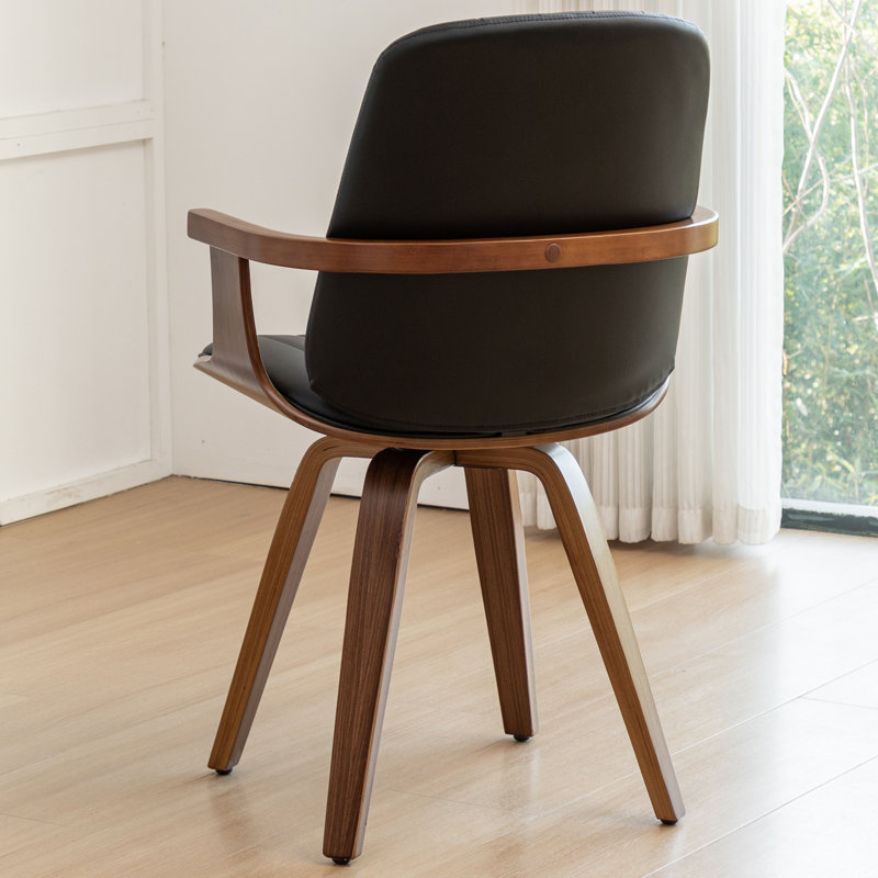 Modern Upholstered Computer Desk Chair & Conference Room Office Chair, Black