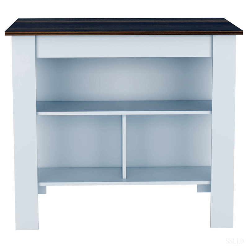 Kitchen Island Dozza, Three Shelves
